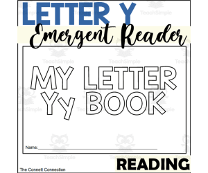Letter Y Emergent Reader