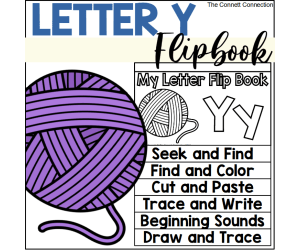 Letter Y Flip Book