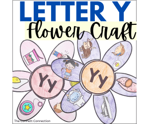 Letter Y Flower Craft