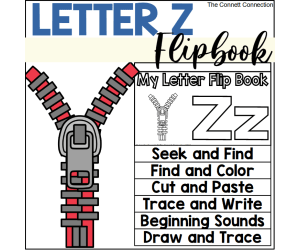 Letter Z Flip Book