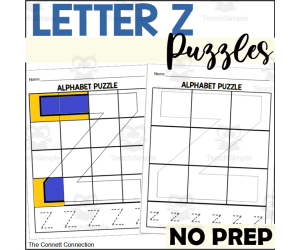 Letter Z Puzzles