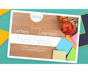 Letters For Learners Font Family
