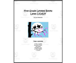 Leveled Books: First Grade Levels C-D-E-F