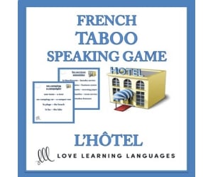 L'hôtel - French Taboo Speaking Game - Jeu de Tabou en Français