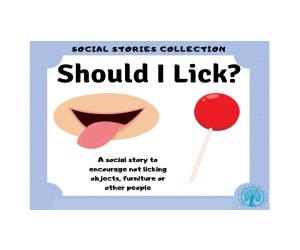 Licking Social Story