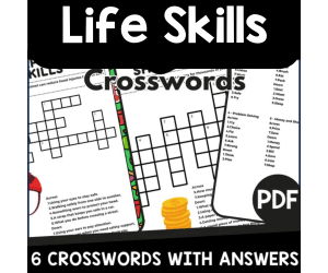 Life Skills Crosswords (PDF)
