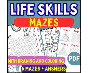 Life Skills Mazes (PDF)