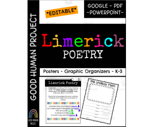 Limerick Poetry Writing | Posters & Graphic Organizers