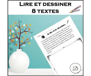 Lire et dessiner - 8 textes / Read and Draw