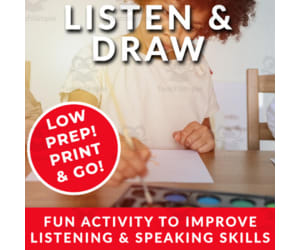 Listening & Speaking Mastery: Engaging Drawing Activity for Advanced ESL Students