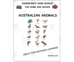 Literacy worksheets: Australian animals