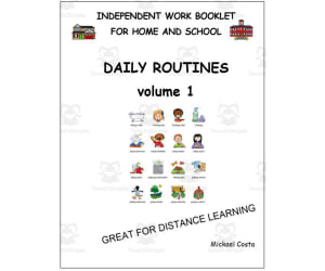Literacy worksheets: Daily routine vol 1
