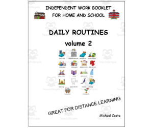 Literacy worksheets: Daily routines vol 2