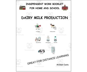 Literacy worksheets: Dairy milk production
