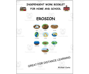 Literacy Worksheets: Erosion