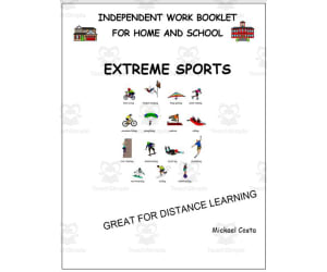 Literacy worksheets: extreme sports