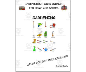 Literacy worksheets: gardening