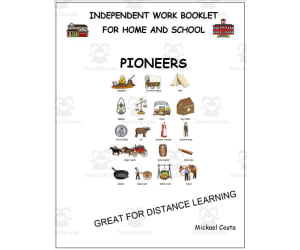 Literacy worksheets: pioneers