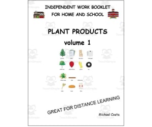 Literacy Worksheets: Plant products vol 1
