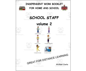 Literacy worksheets: School staff vol 2