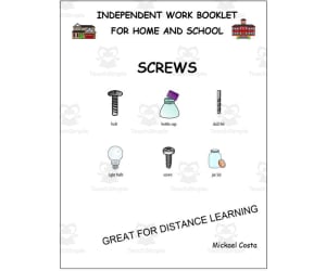 Literacy Worksheets: Screws