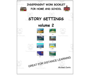 Literacy worksheets: Story settings vol 2