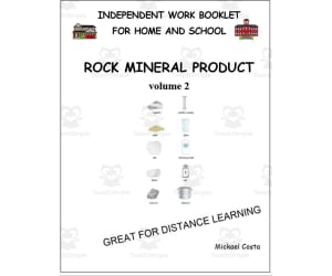 Literacy worsheets: Rocks and mineral products vol 2