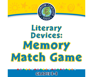Literary Devices: Memory Match Game - FLASH-MAC