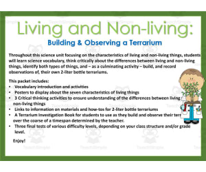 Living & Non-living Terrarium Packet
