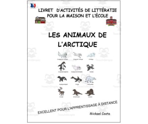 Livret d’activités de littératie et vocabulaire: Les animaux de l'Arctique