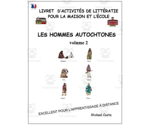 Livret d’activités de littératie et vocabulaire: Les hommes autochtones volume 2