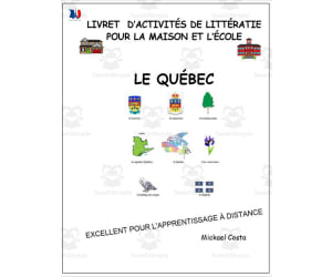 Livret d’activités de littératie et vocabulaire: Québec