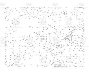 Lizard Extreme Difficulty Dot-to-Dot / Connect the Dots PDF