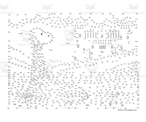Loch Ness Monster Extreme Difficulty Dot-to-Dot PDF