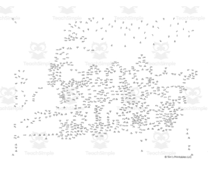 Locomotive Extreme Difficulty Dot-to-Dot / Connect the Dots PDF