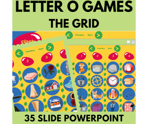 Long and Short O: Letters Phonics Games and Activities - The Grid
