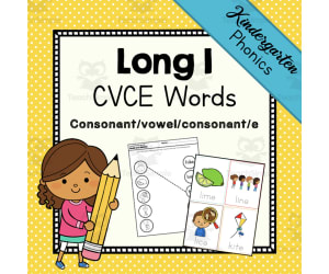 Long I CVCE Words Activity Packet