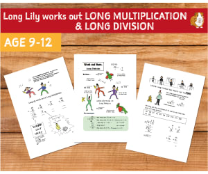 Long Lily Works Out Long Multiplication And Long Division (9-12 years)