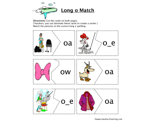 Long O Matching Puzzle