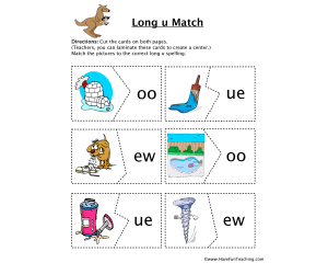 Long U Matching Puzzle