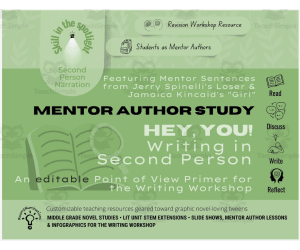 "Loser" Mentor Text Study • Writing in second person POV