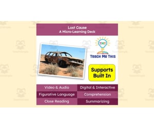 Lost Cause | Figurative Language Activity | Micro-Learning Deck