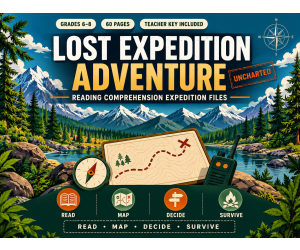 Lost Expedition Adventure | Reading Comprehension | Grades 6–8