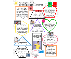 Low-Prep Summer Activities Parading into Pre-K