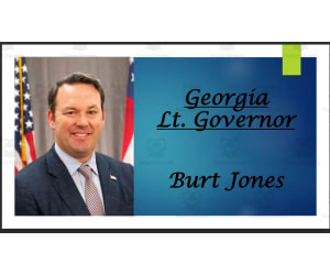 Lt. Governor Burt Jones (GA) Biography PowerPoint