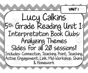 Lucy Calkins Reading for 5th Grade | Unit 1: Interpreting Book Clubs