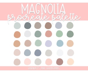 Magnolia Procreate Color Palette
