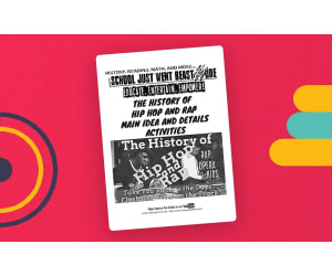 Main Idea and Details Activities: The History of Hip Hop | Nonfiction Passage with Questions