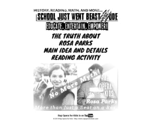 Main Idea and Details Activities: The Truth About Rosa Parks | Nonfiction Passage with Questions