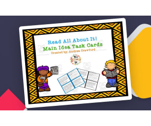 Main Idea Task Cards